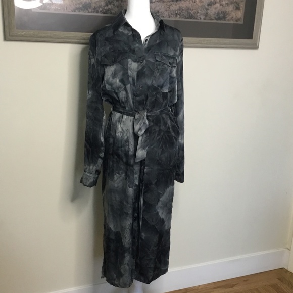 Sage the Label Button Down Midi Dress - Picture 1 of 5